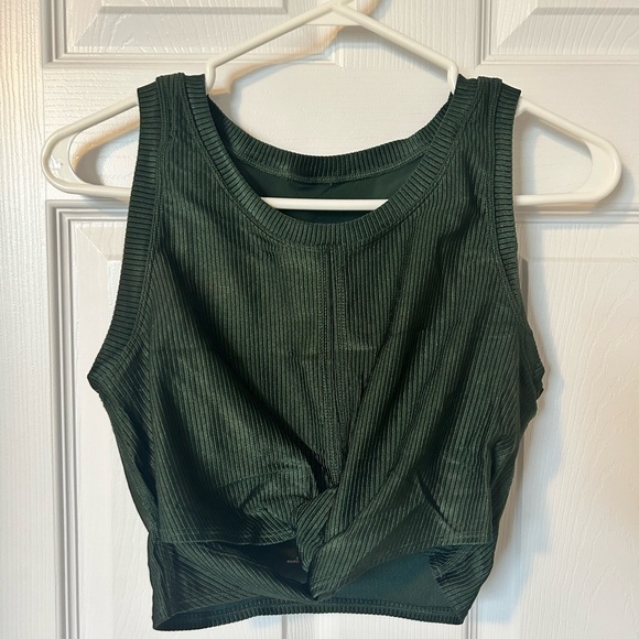 NWOT Aerie Offline Twist-front ribbed sports bra - Picture 2 of 10